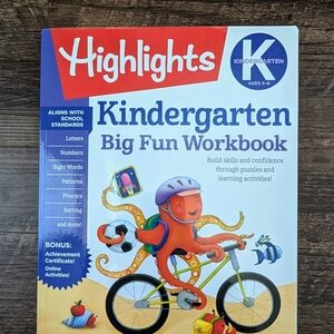 NEW! Highlights Big Fun Kindergarten Workbook